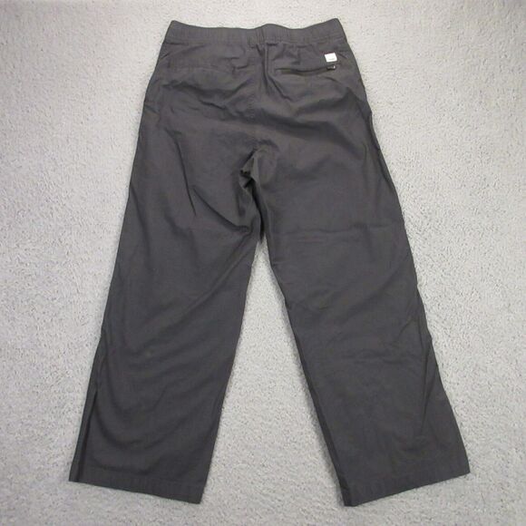 Vuori Womens Wide Leg Ripstop Pants size S Crop Drawstring Charcoal Gray VW416 - Picture 5 of 10